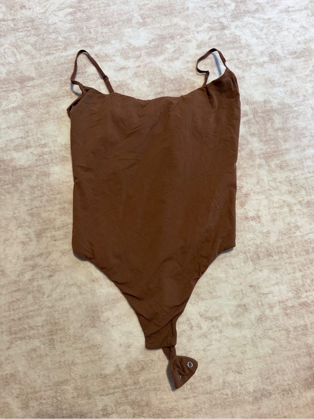 SKIMS Chocolate Brown Kids One-Piece Bodysuit